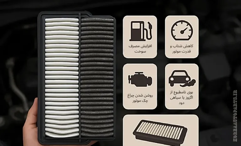 علائم گرفتگی فیلتر هوای خودرو + نکات خرید و تعویض